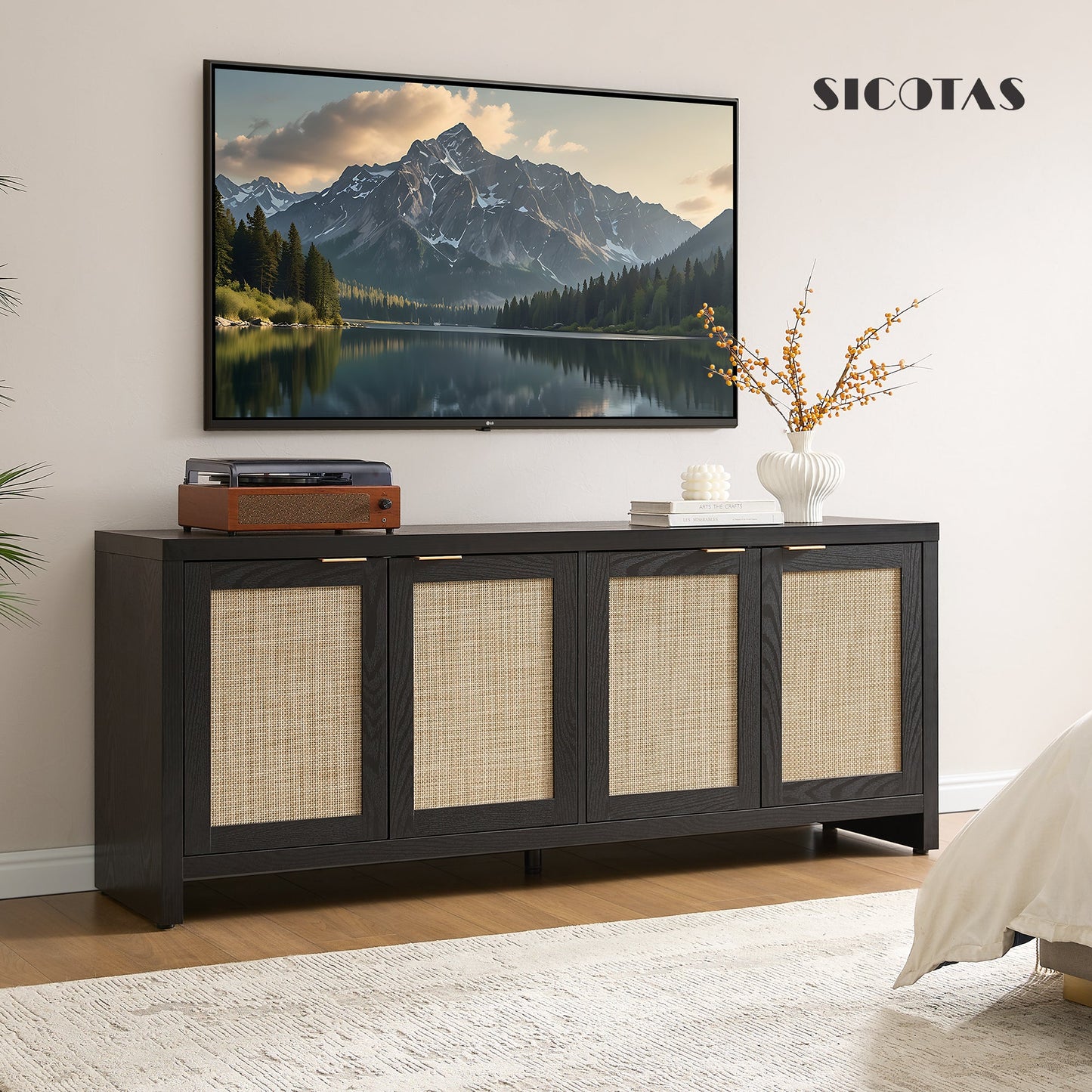 Meuble TV Savanna, 4 portes