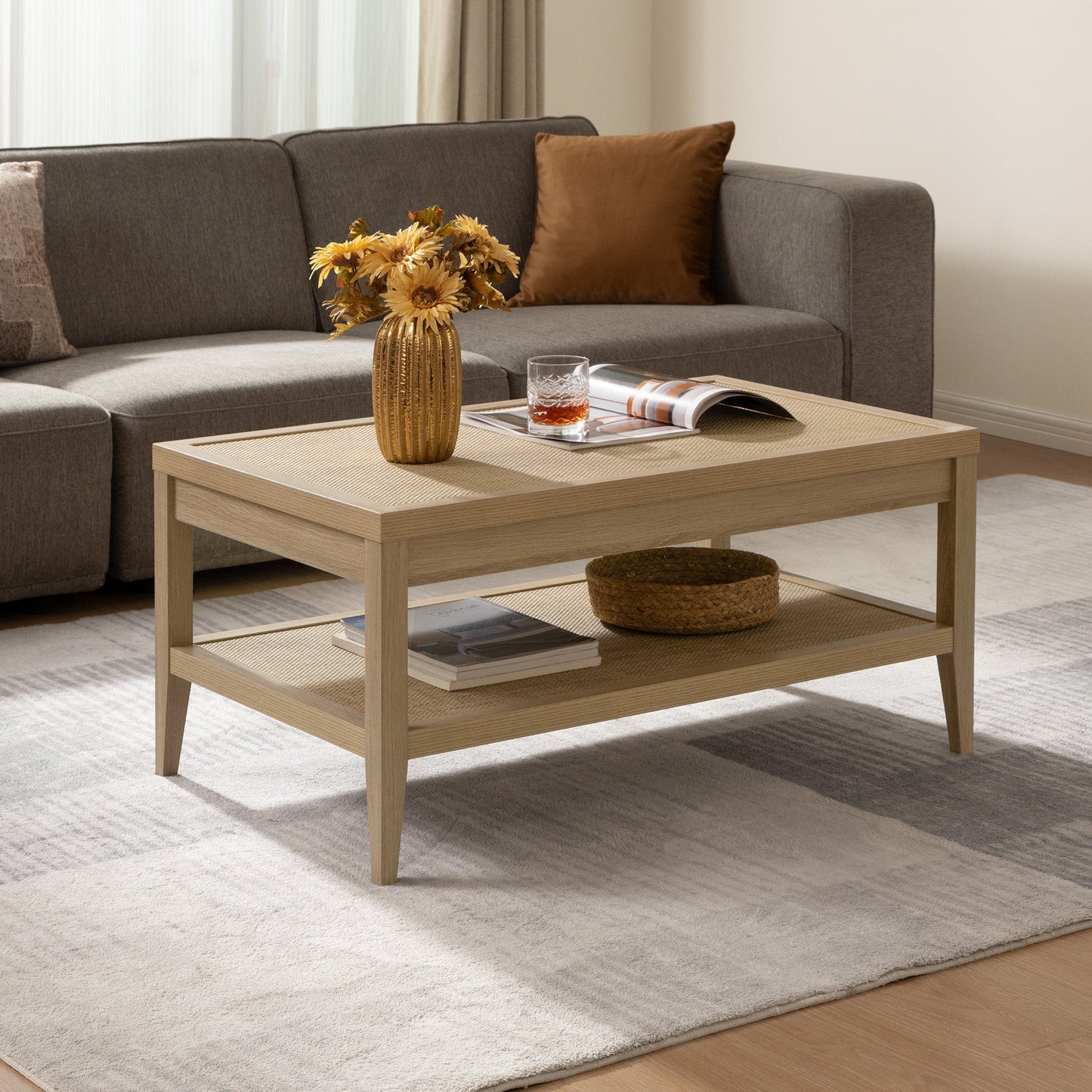 Table basse Savanna, style bohème