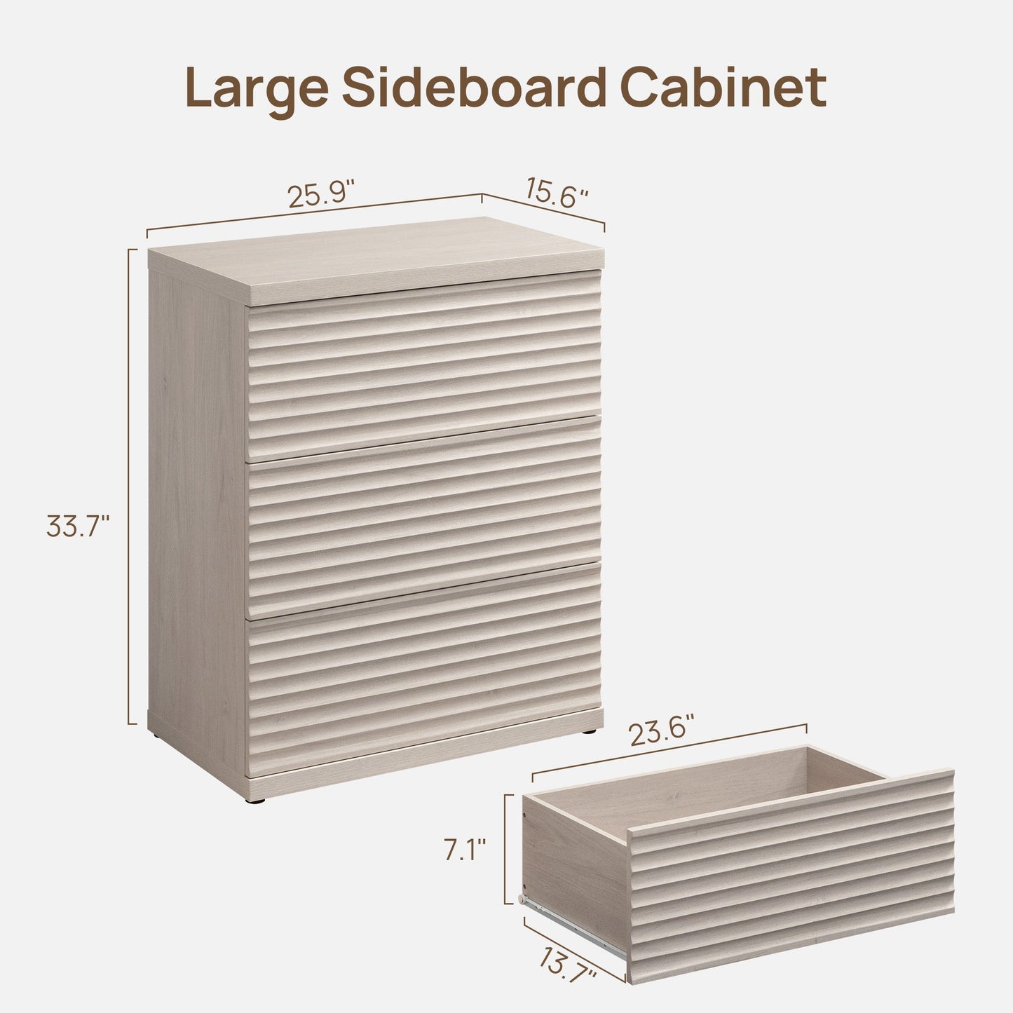 Commode Stria avec rangement