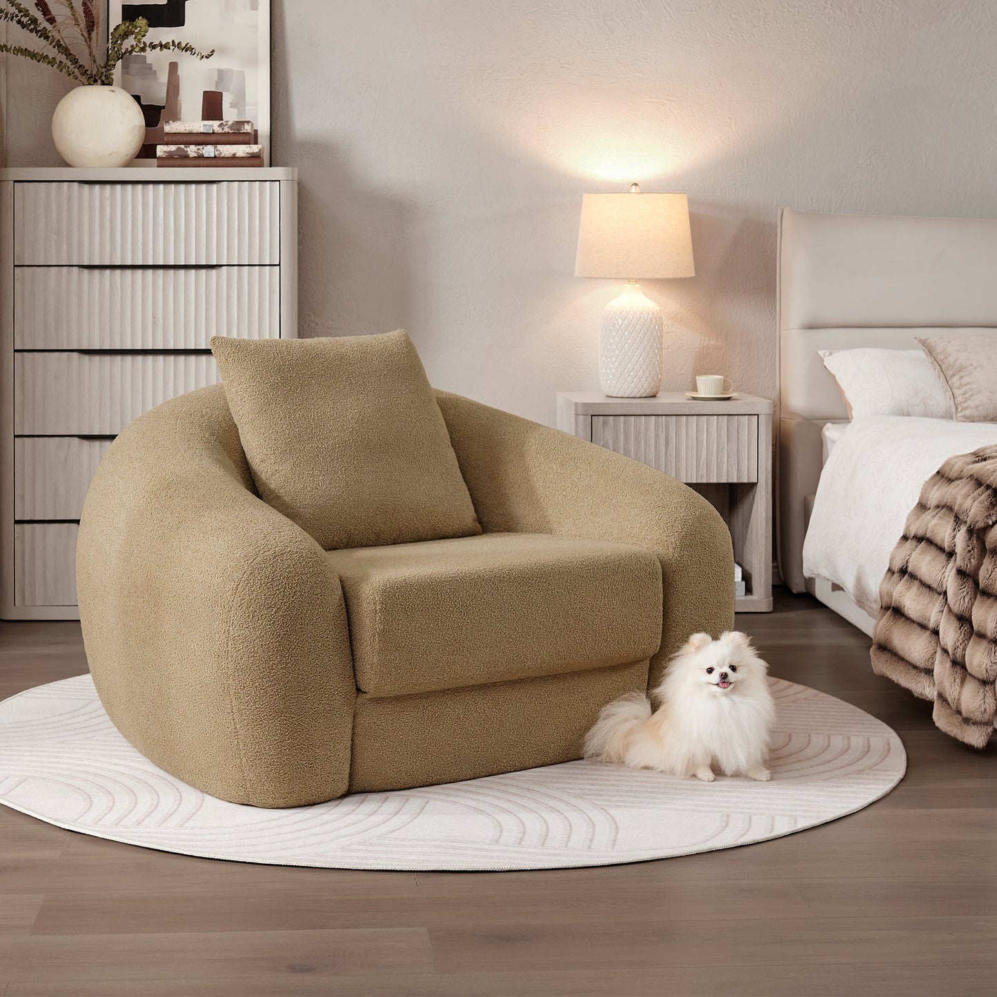 Fauteuil-canapé Nimbus, siège simple