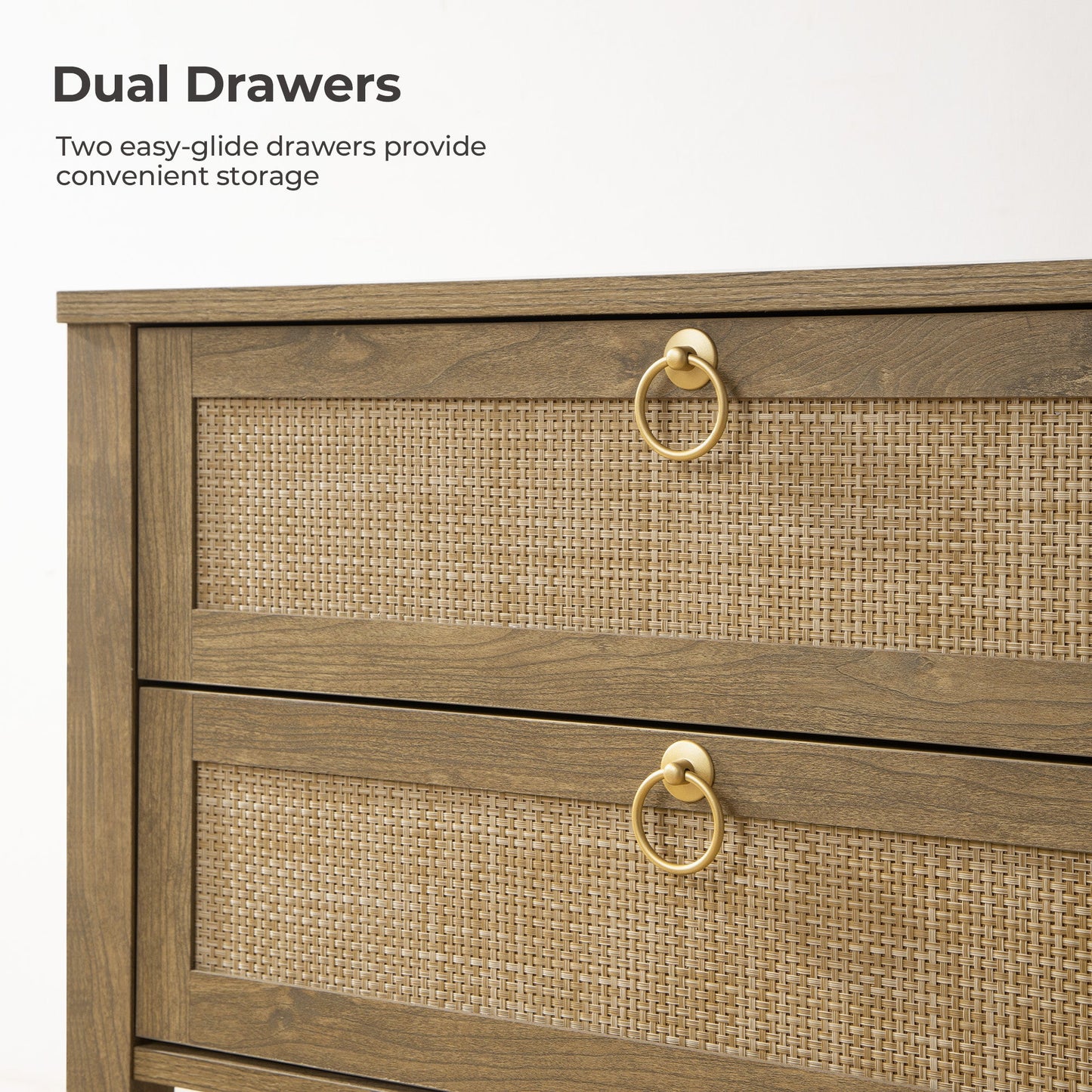 Grande table de chevet Terra, hauteur 25,6 pouces