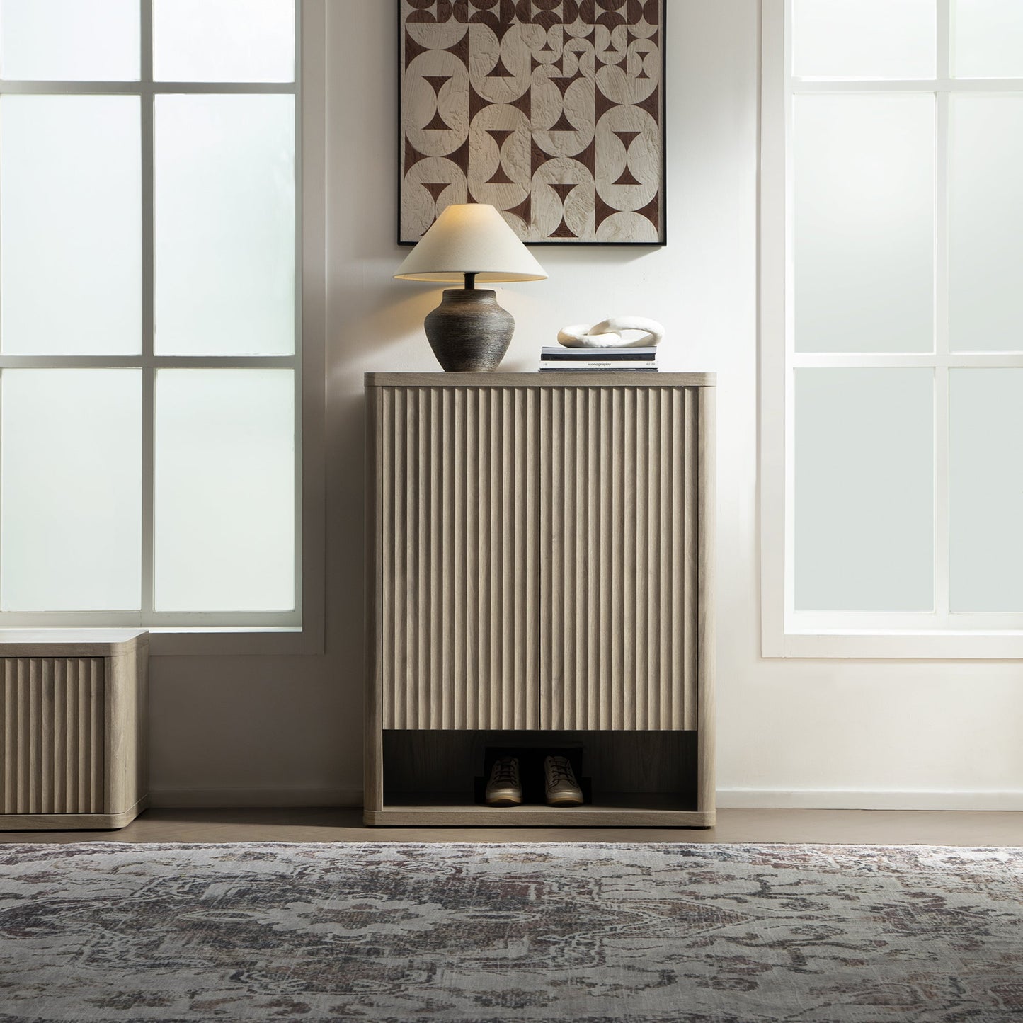 Armoire à chaussures Cas avec rangement