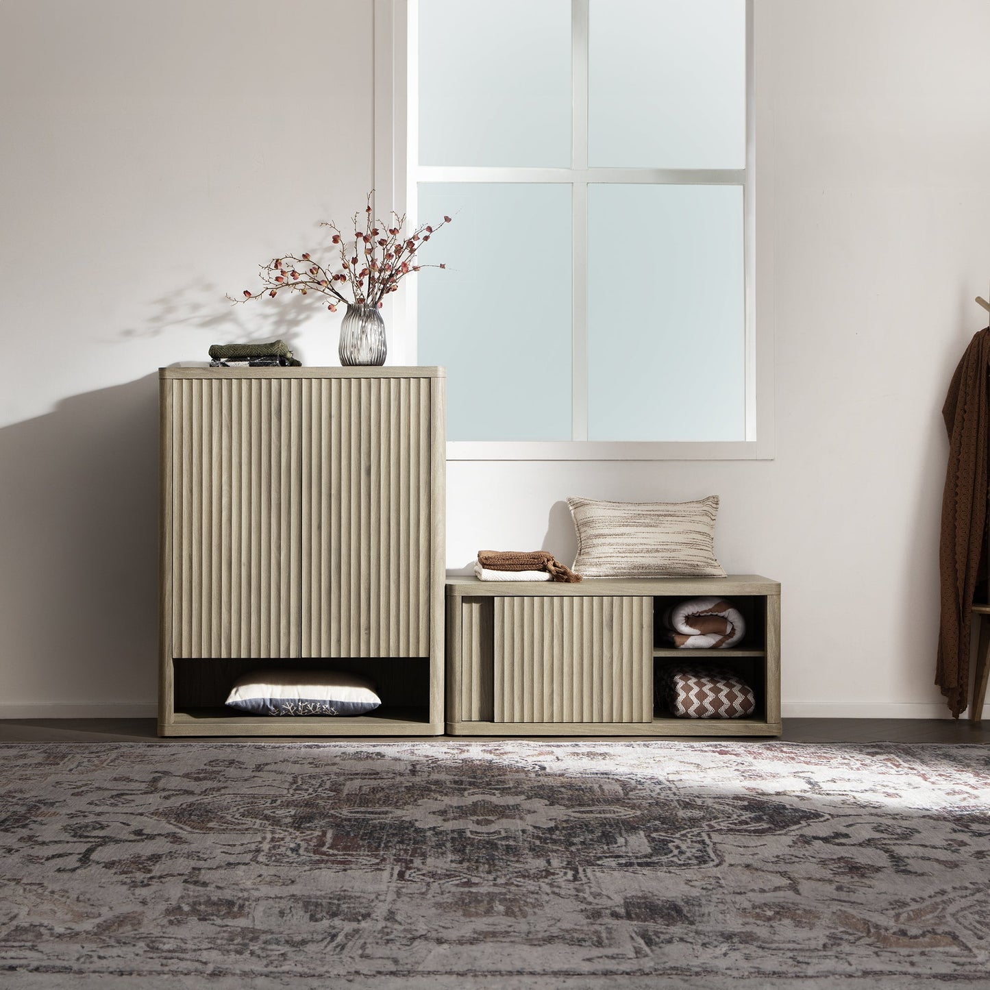 Armoire à chaussures Cas avec rangement