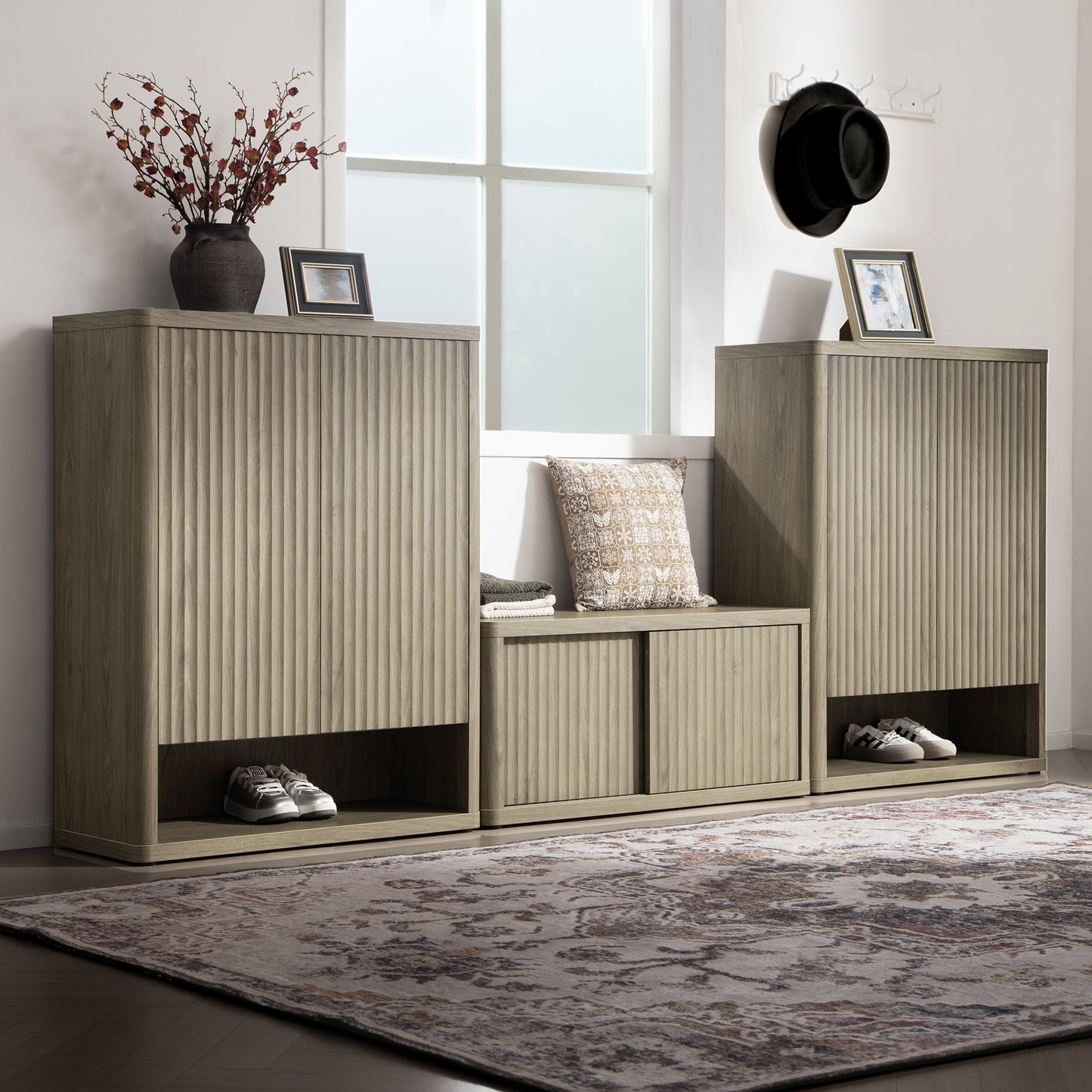 Armoire à chaussures Cas avec rangement