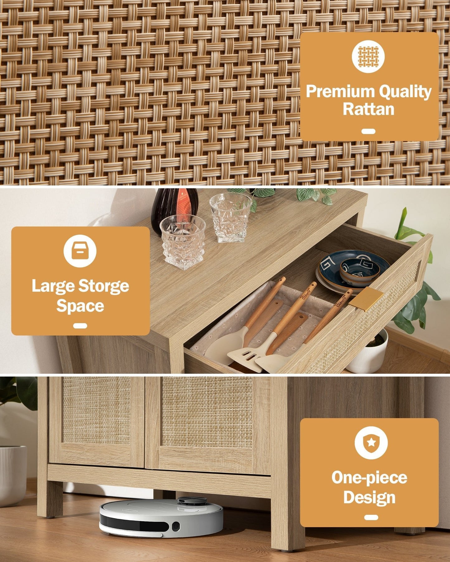 Buffet Savanna avec rangement