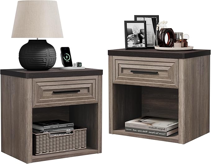 Tables de chevet Stria avec rangement
