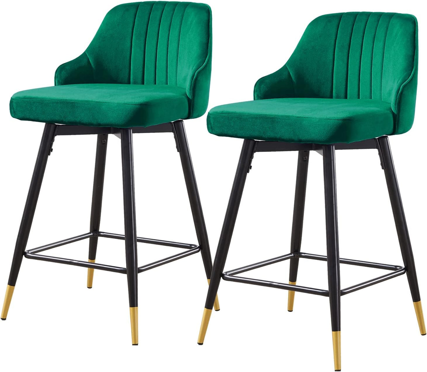 Ensemble de 2 tabourets de bar pivotants