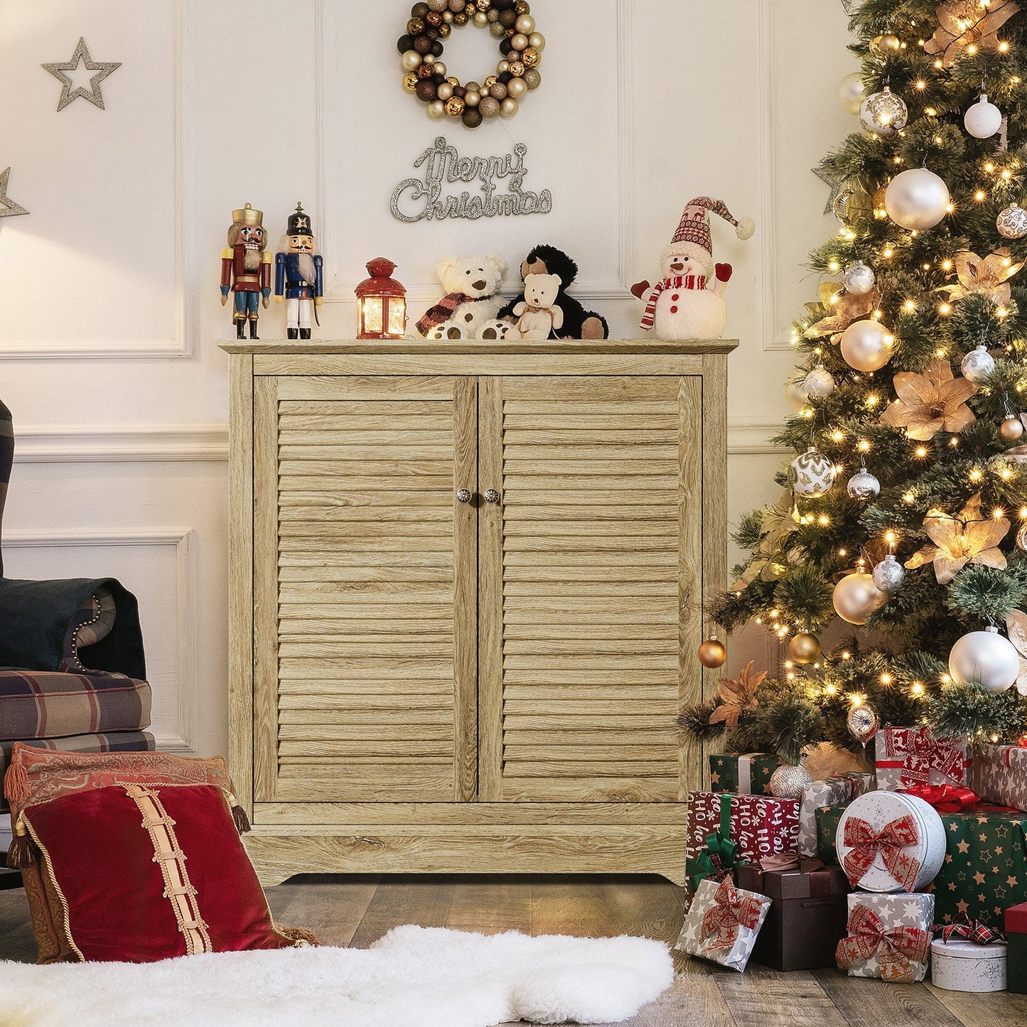 Armoire de rangement de style volet