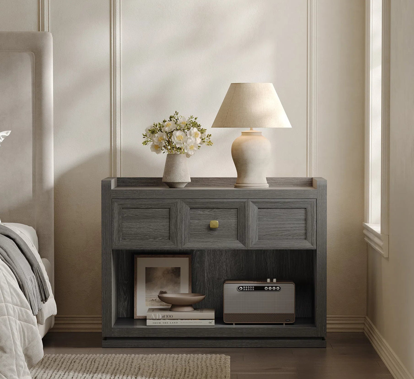 Table d'appoint Helio, 31 pouces de large