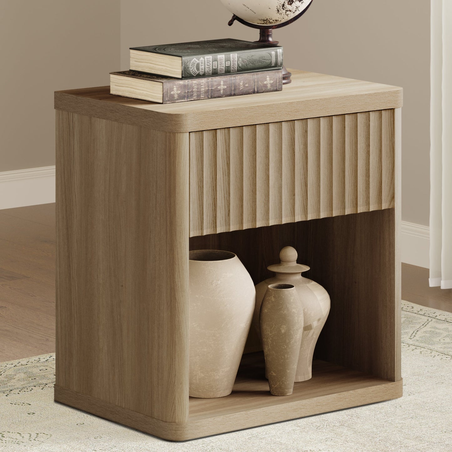 Table de chevet Cas avec tiroir simple