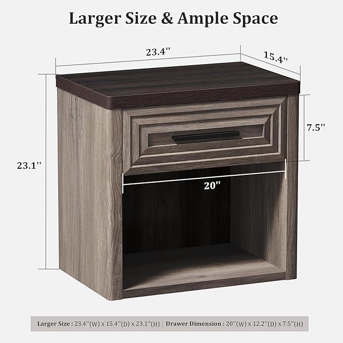 Tables de chevet Stria avec rangement