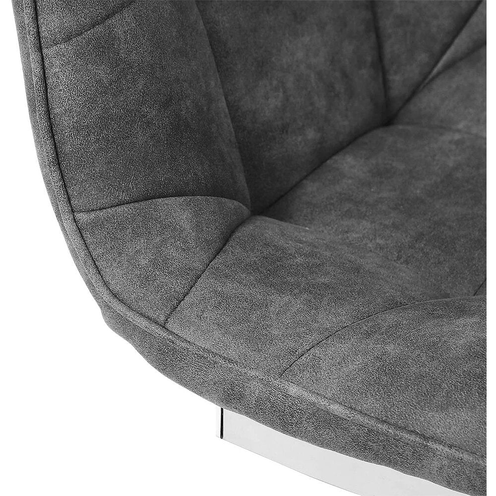 Ensemble de 2 chaises de salle à manger à dossier souple
