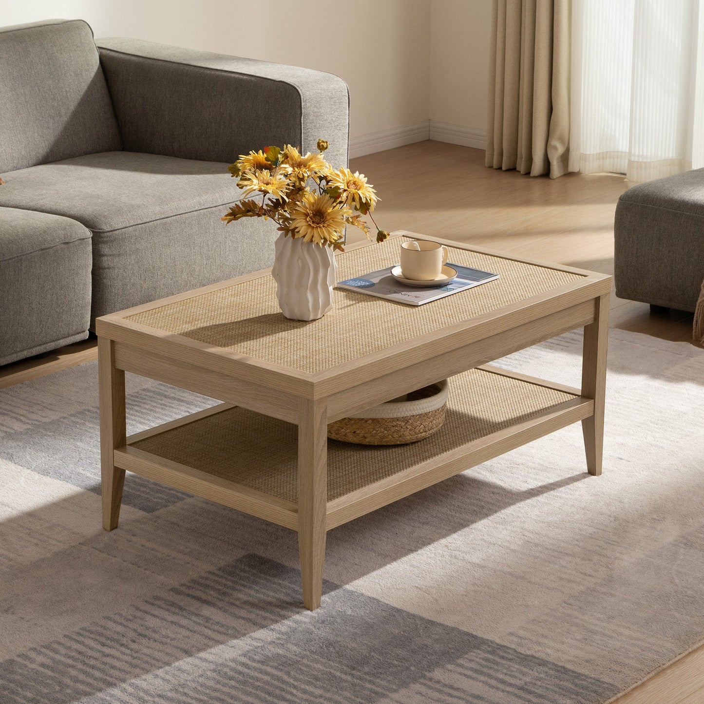 Table basse Savanna, style bohème