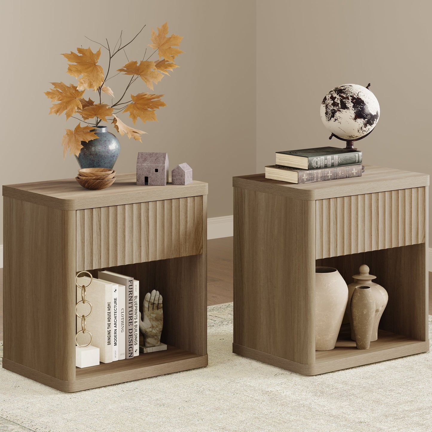 Table de chevet Cas avec rangement