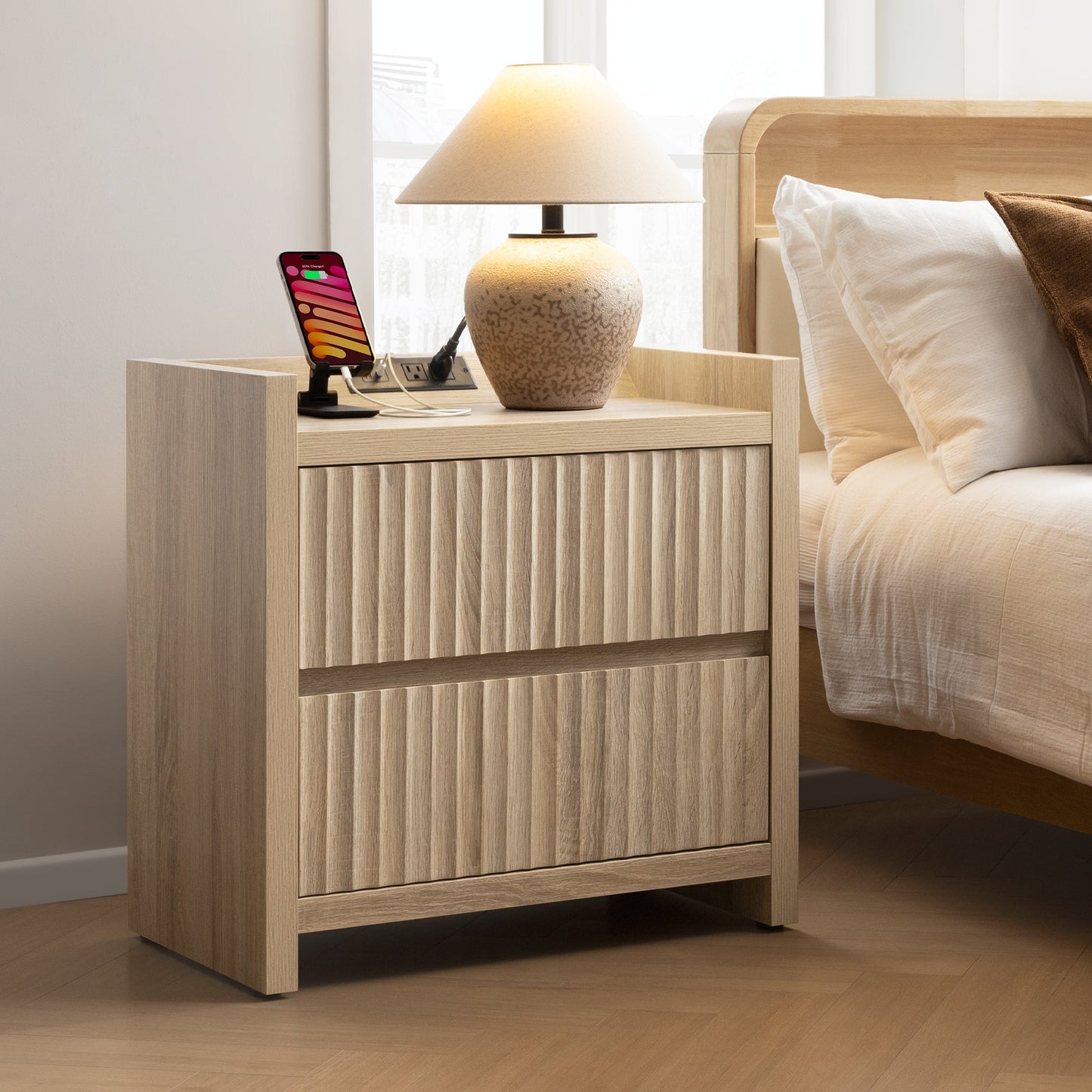 Tables d'appoint Prelude, 2 tiroirs