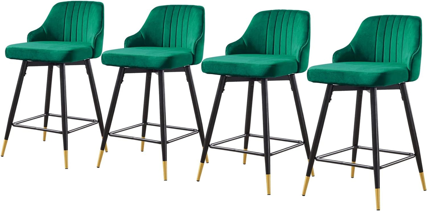 Ensemble de 2 tabourets de bar pivotants
