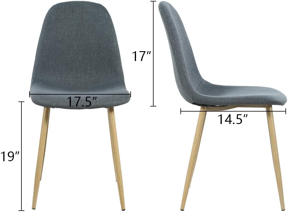 Ensemble de 5 tables à manger : table de cuisine et 4 chaises de maison
