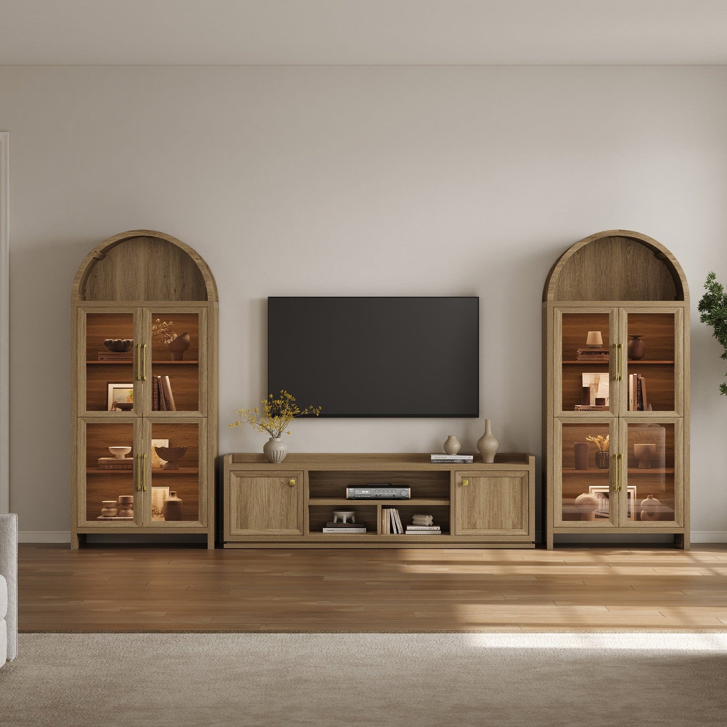 Meuble TV Helio pour téléviseur 75 pouces