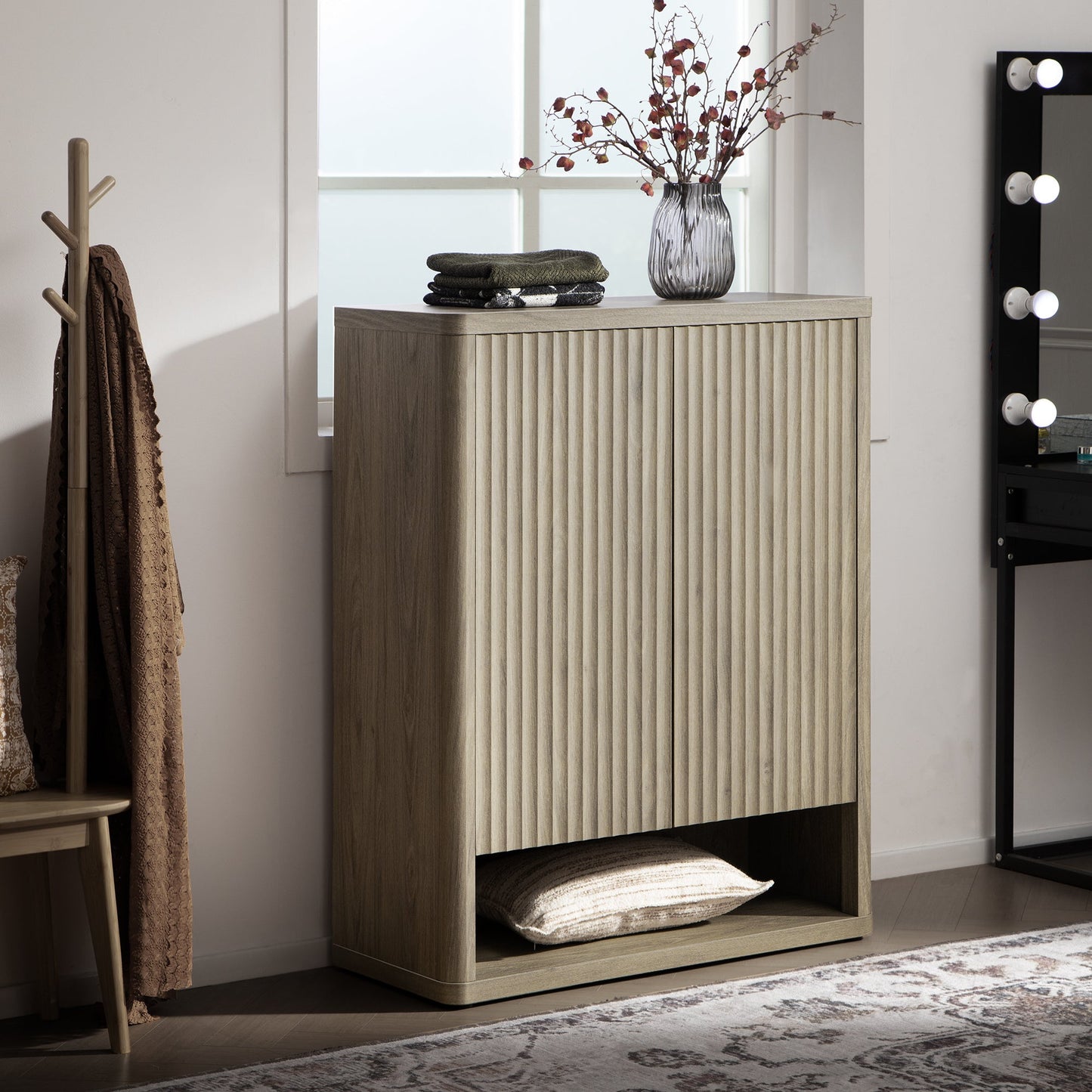 Armoire à chaussures Cas avec rangement