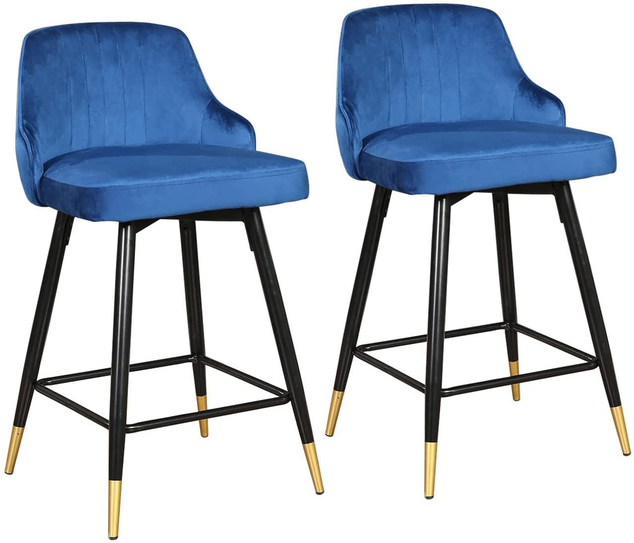Ensemble de 2 tabourets de bar pivotants