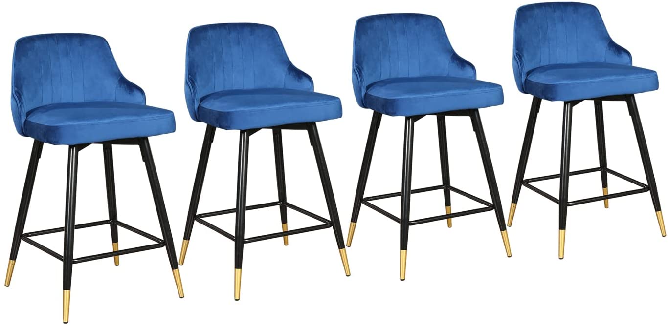 Ensemble de 2 tabourets de bar pivotants