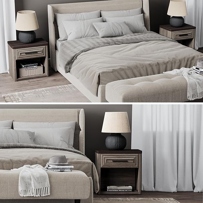 Tables de chevet Stria avec rangement