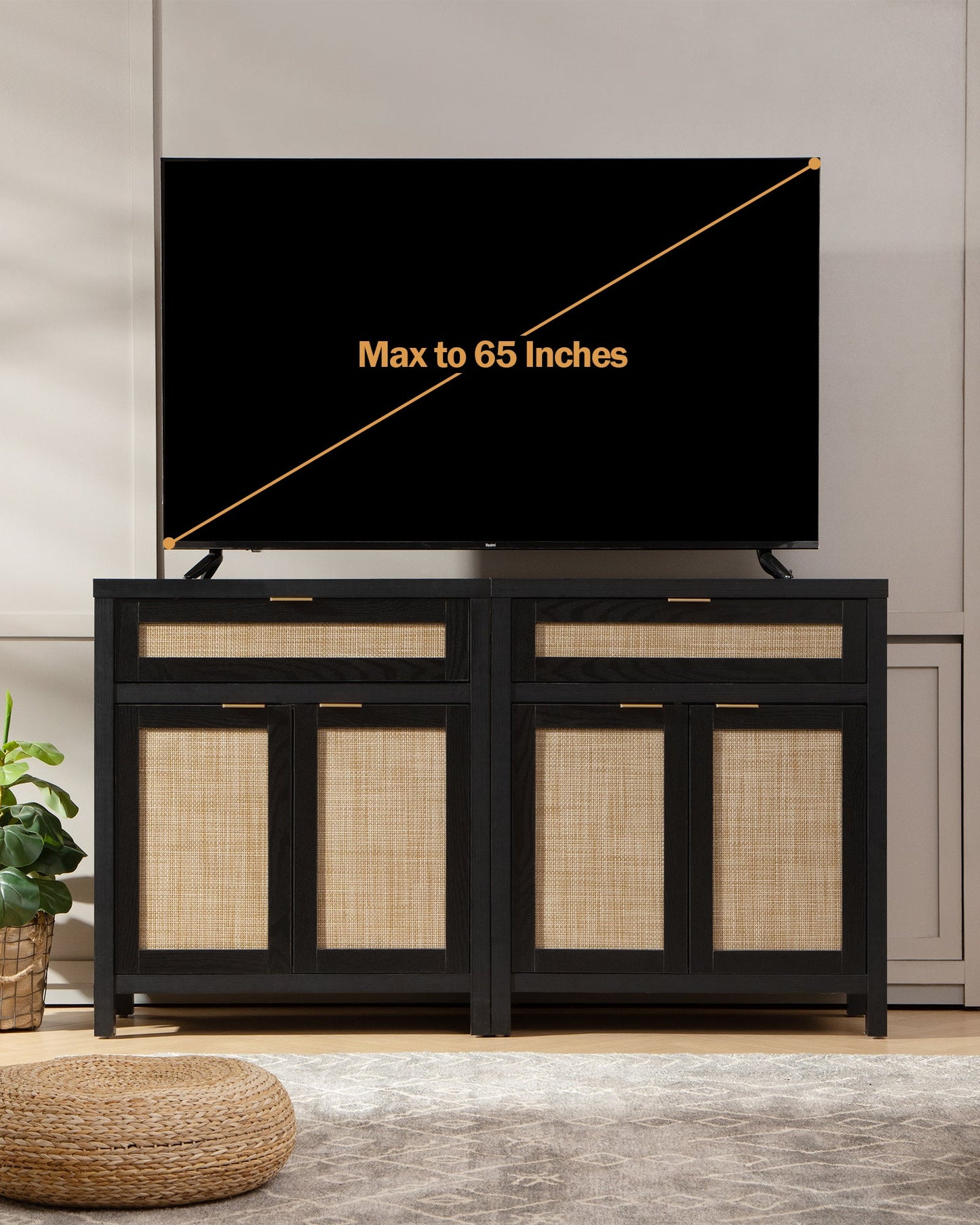 Meuble TV Savanna avec tiroir
