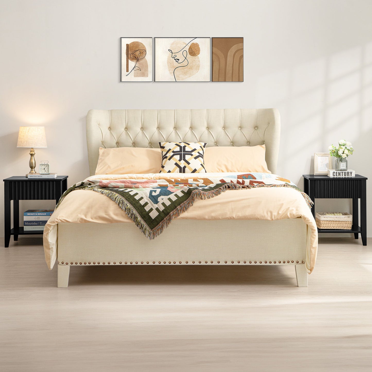 Table de chevet blanche Opus