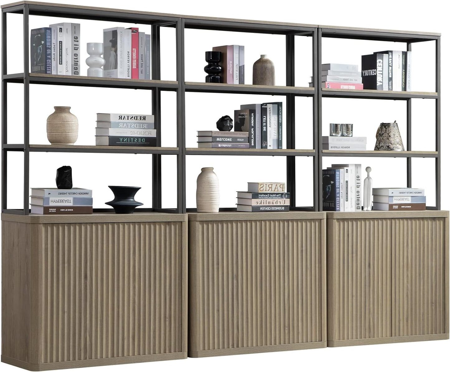 Bibliothèque Cas avec rangement