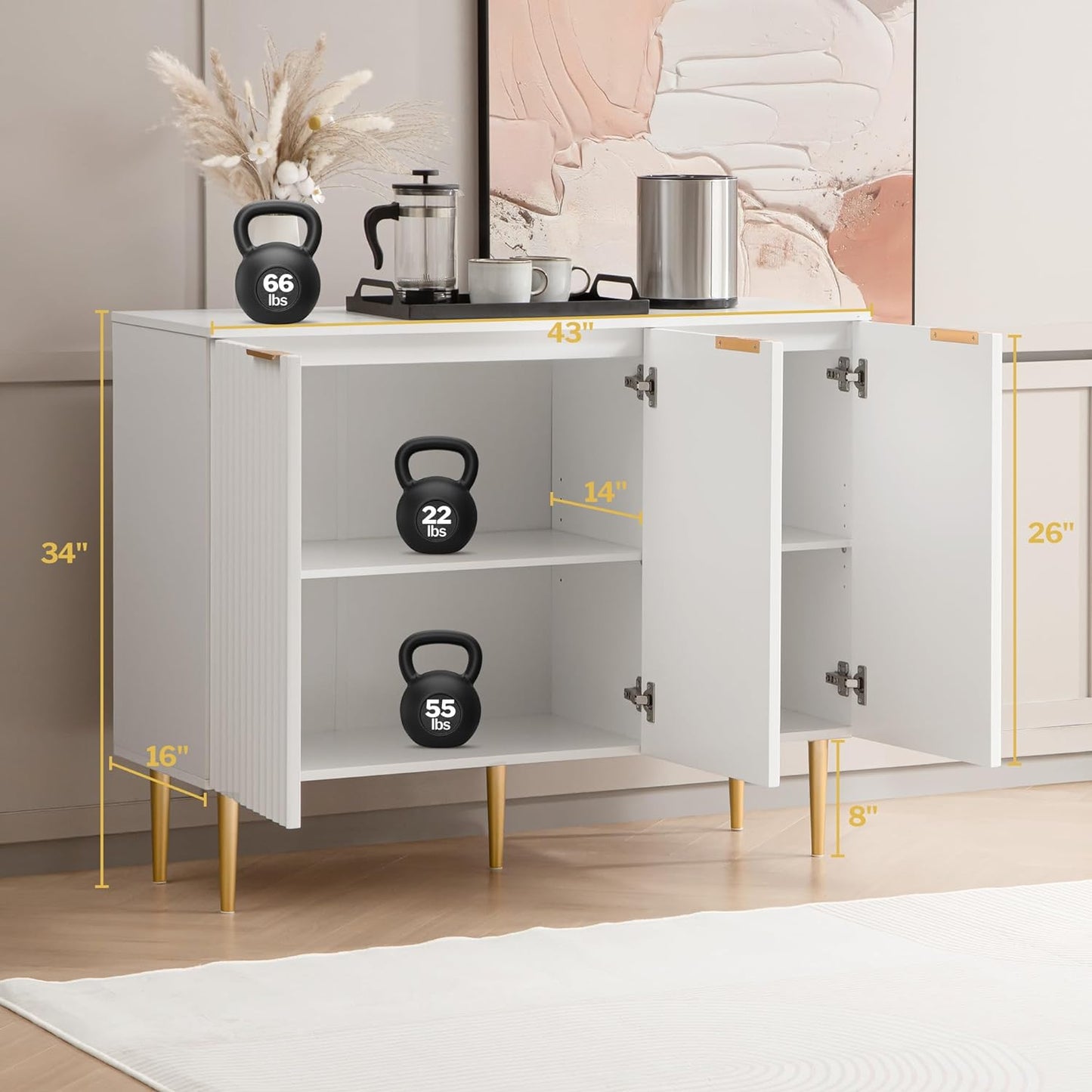 Buffet Opus blanc