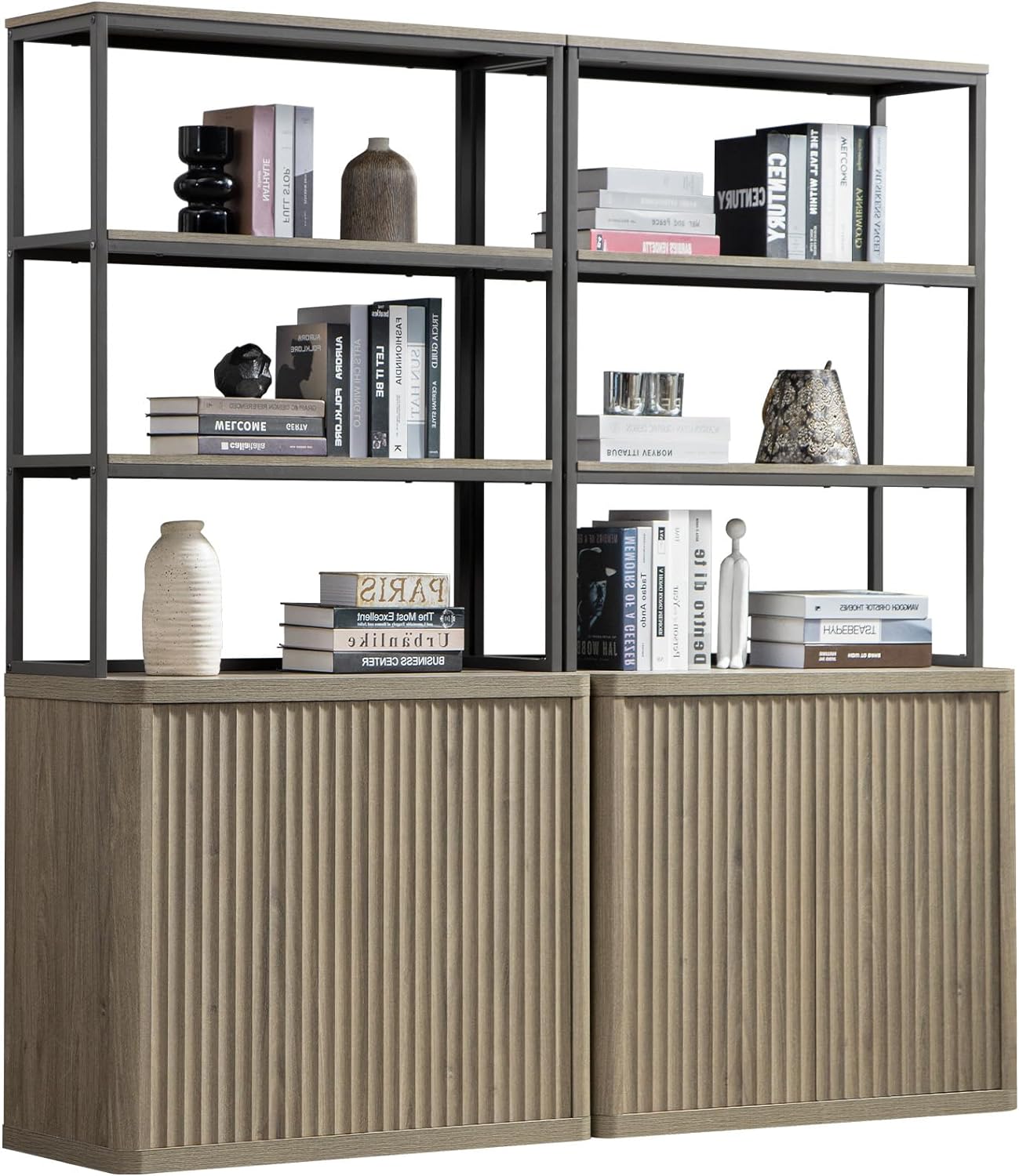 Bibliothèque Cas avec rangement