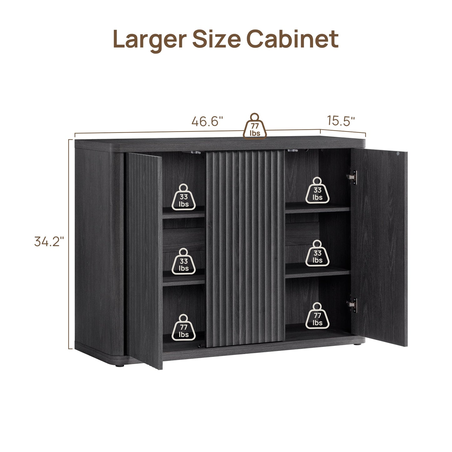 Buffet 3 portes Cas