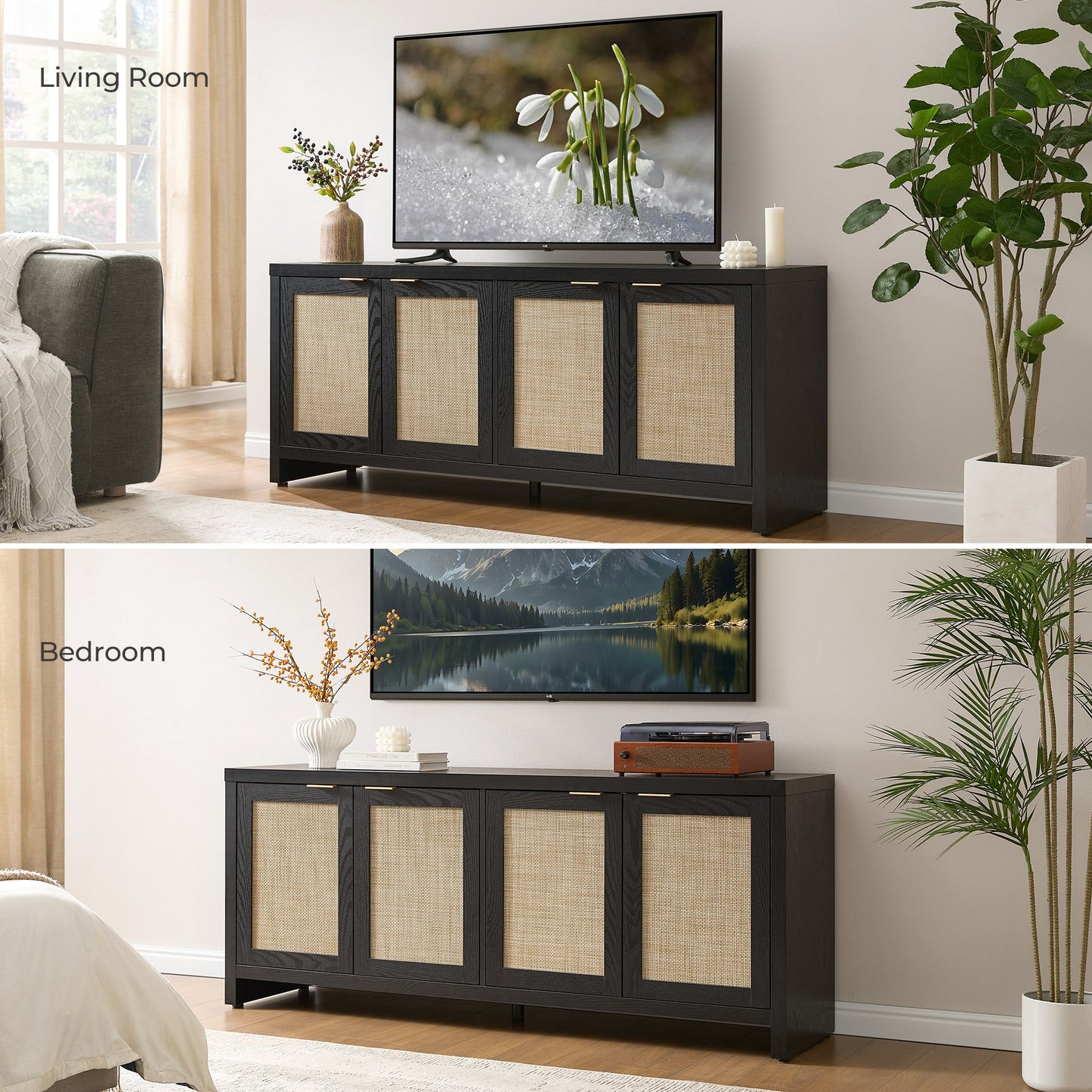 Meuble TV Savanna, 4 portes