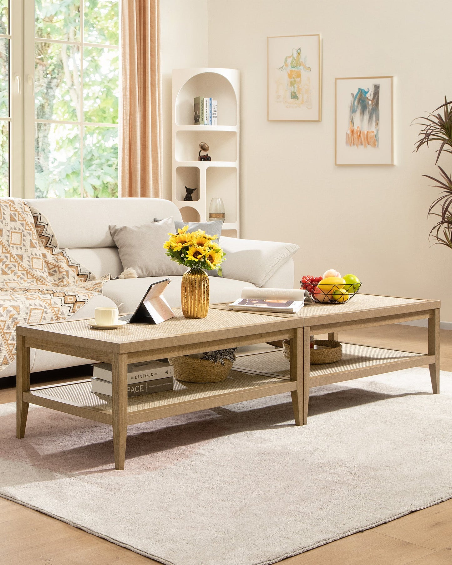 Table basse Savanna, style bohème