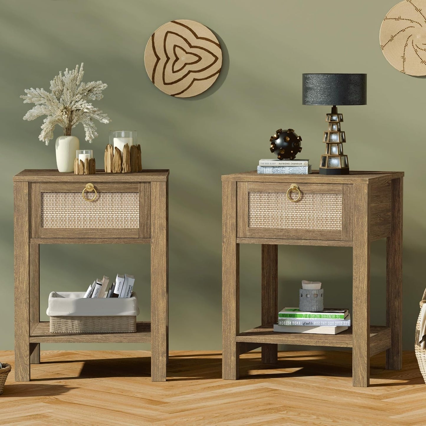 Table de chevet Savanna avec portes