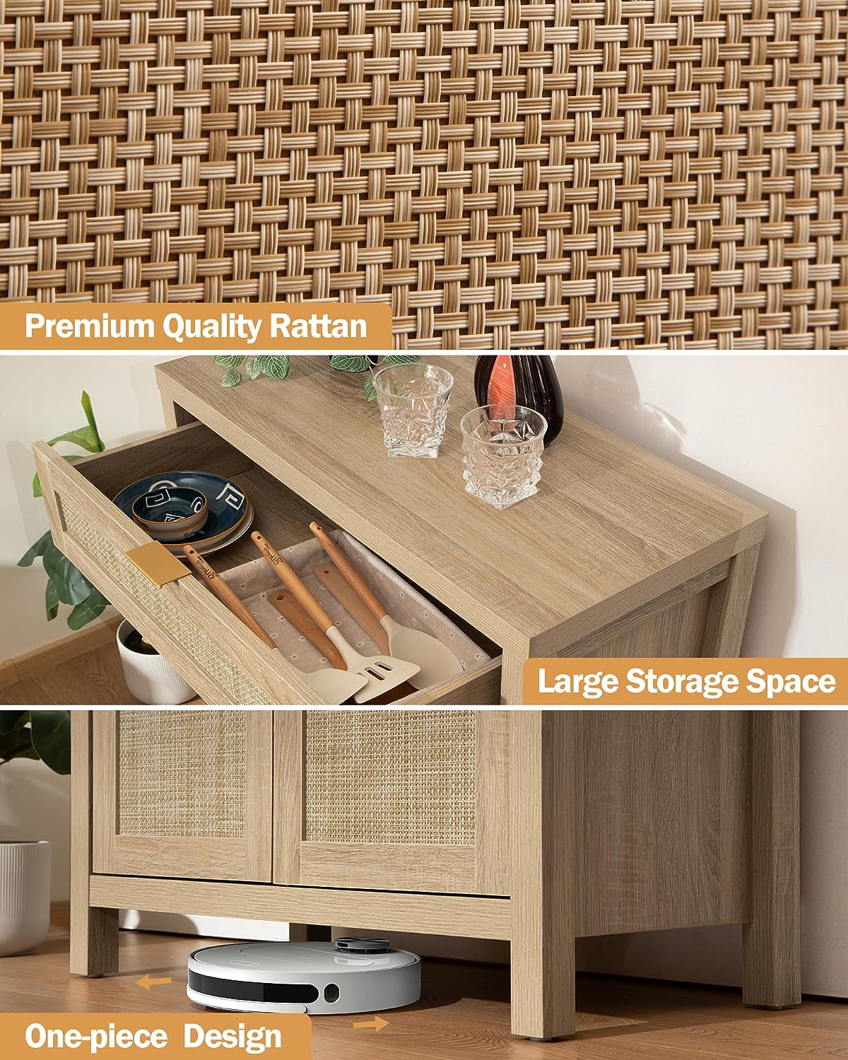 Meuble TV Savanna avec tiroir-WM