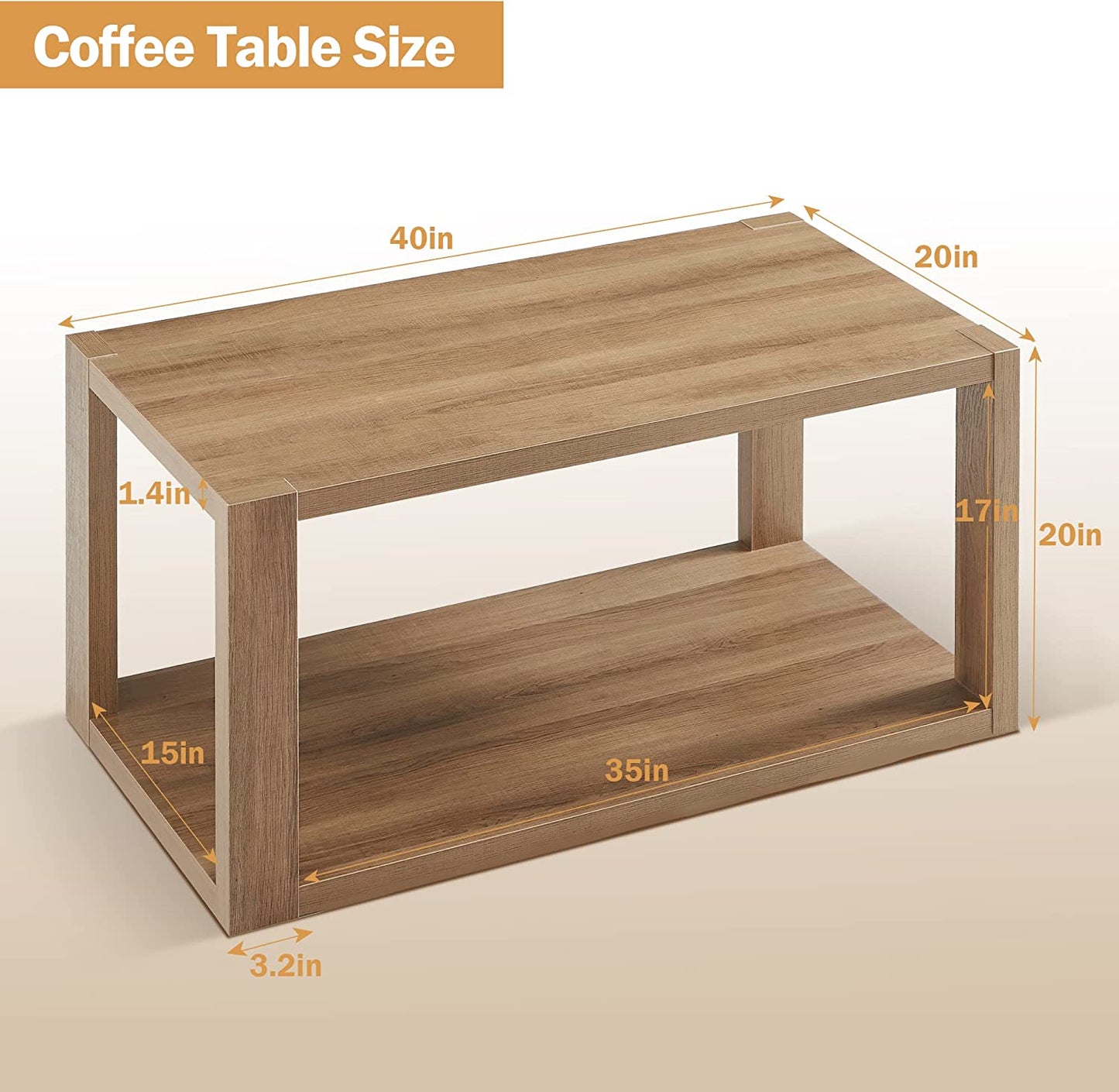 Table basse de ferme