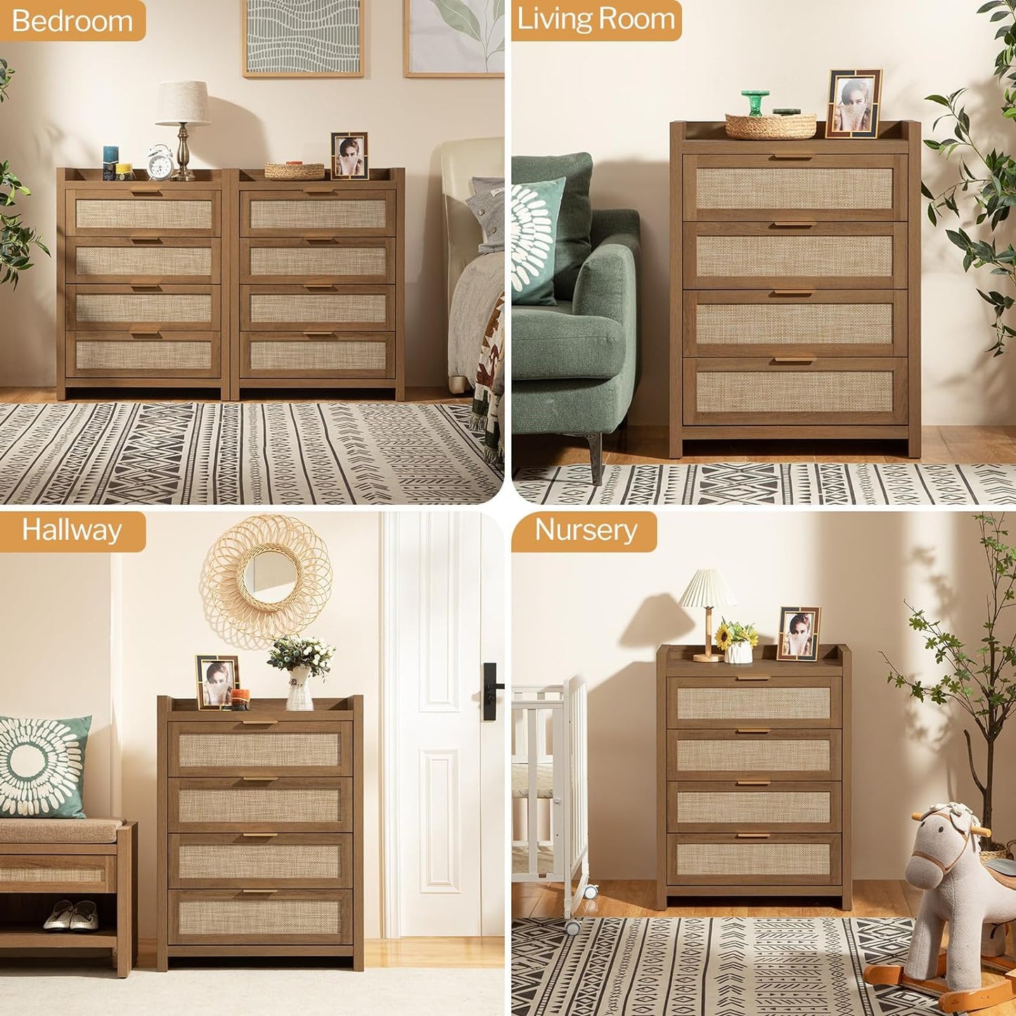 Commode Savanna, 4 tiroirs