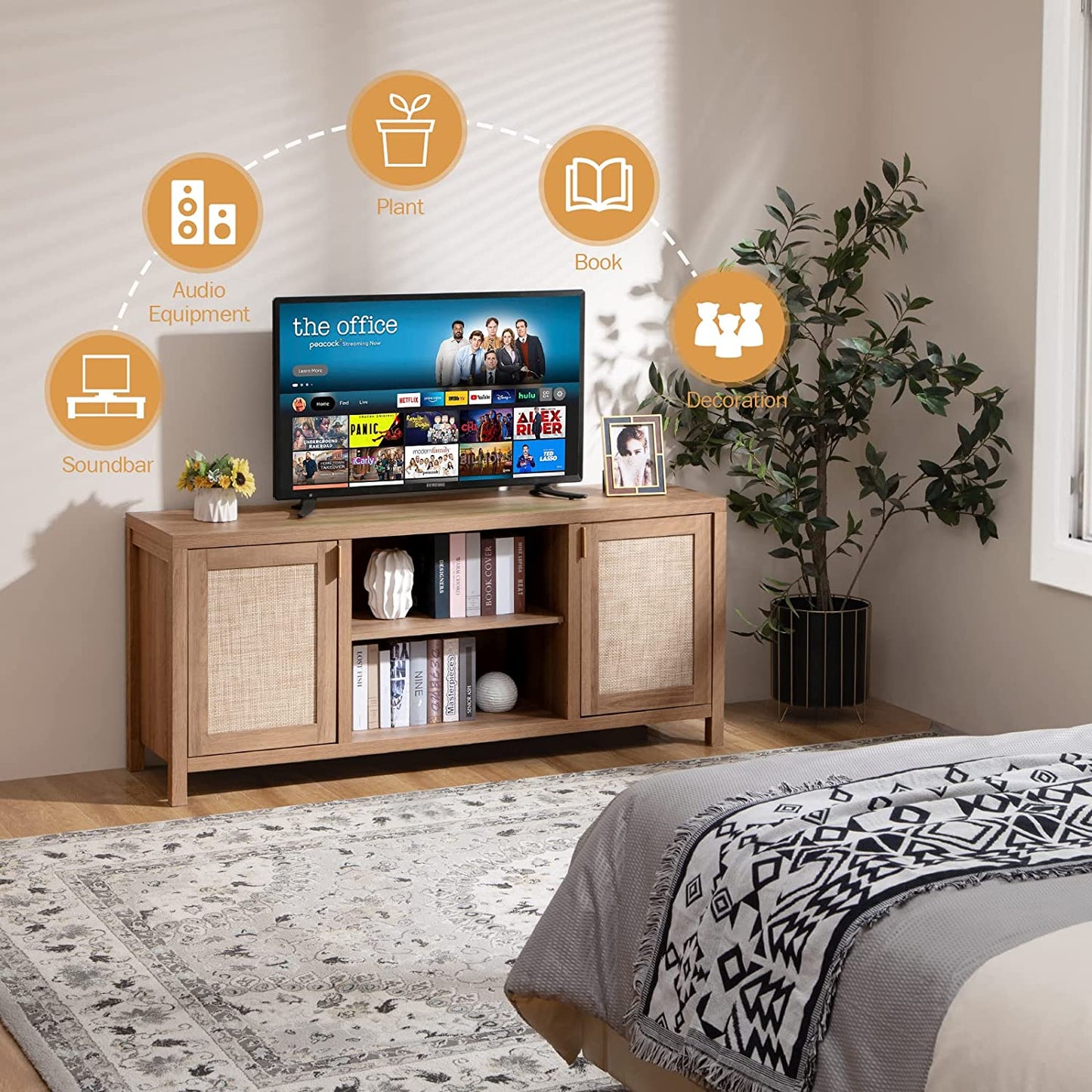 Meubles TV Savanna avec étagères