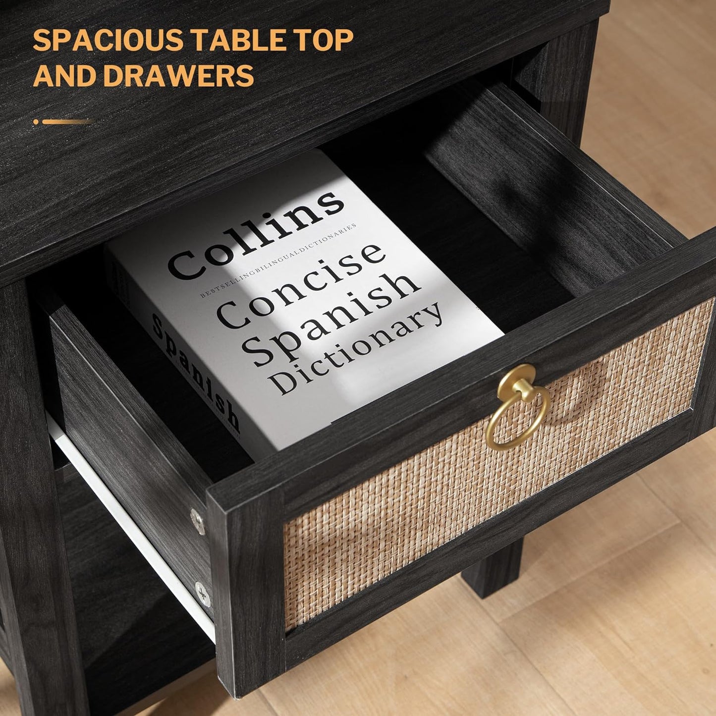 Table de chevet Terra avec 1 tiroir