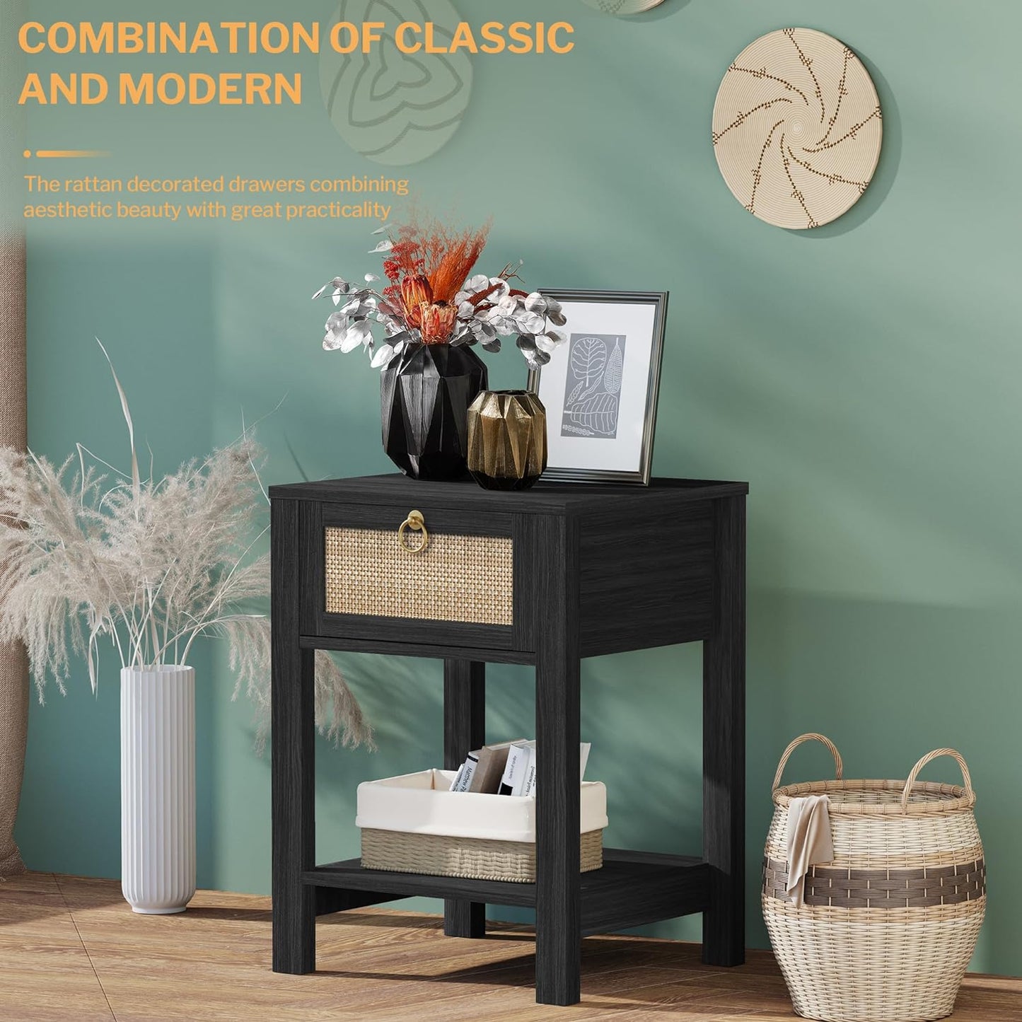 Table de chevet Savanna avec portes