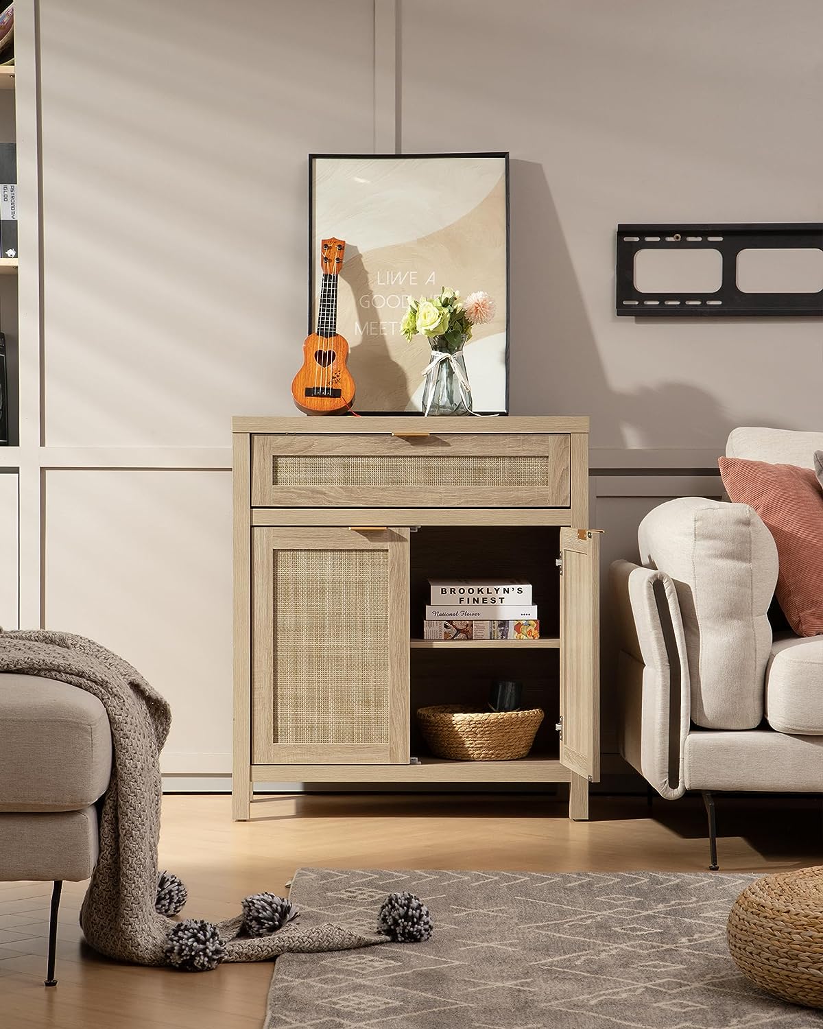 Meuble TV Savanna avec tiroir-WM