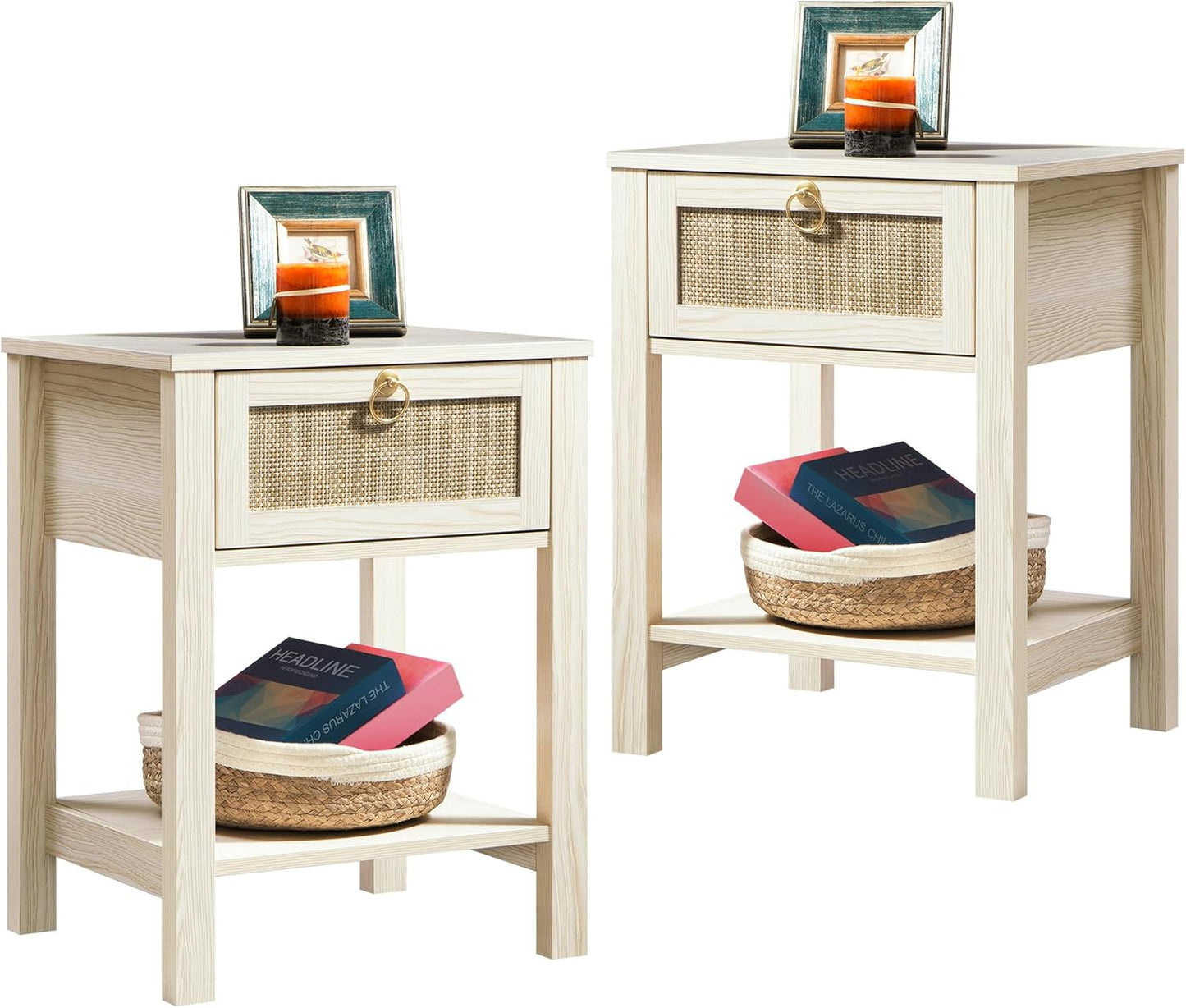 Table de chevet Savanna avec portes