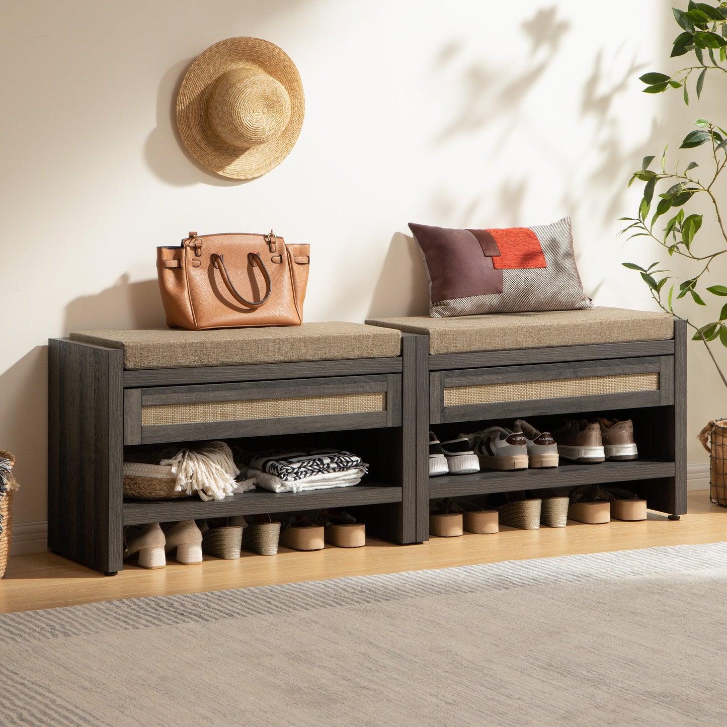 Meuble de rangement à chaussures Savanna