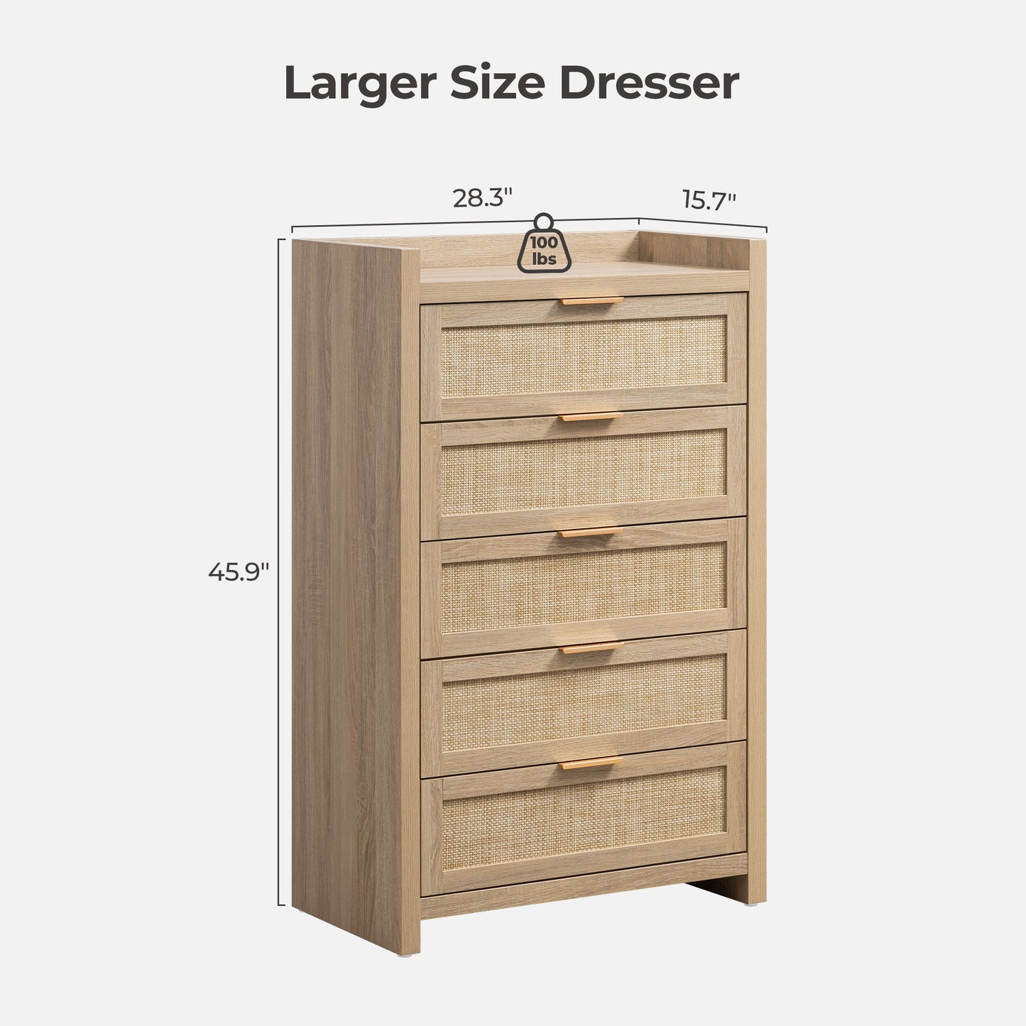 Commode Savanna 5 tiroirs