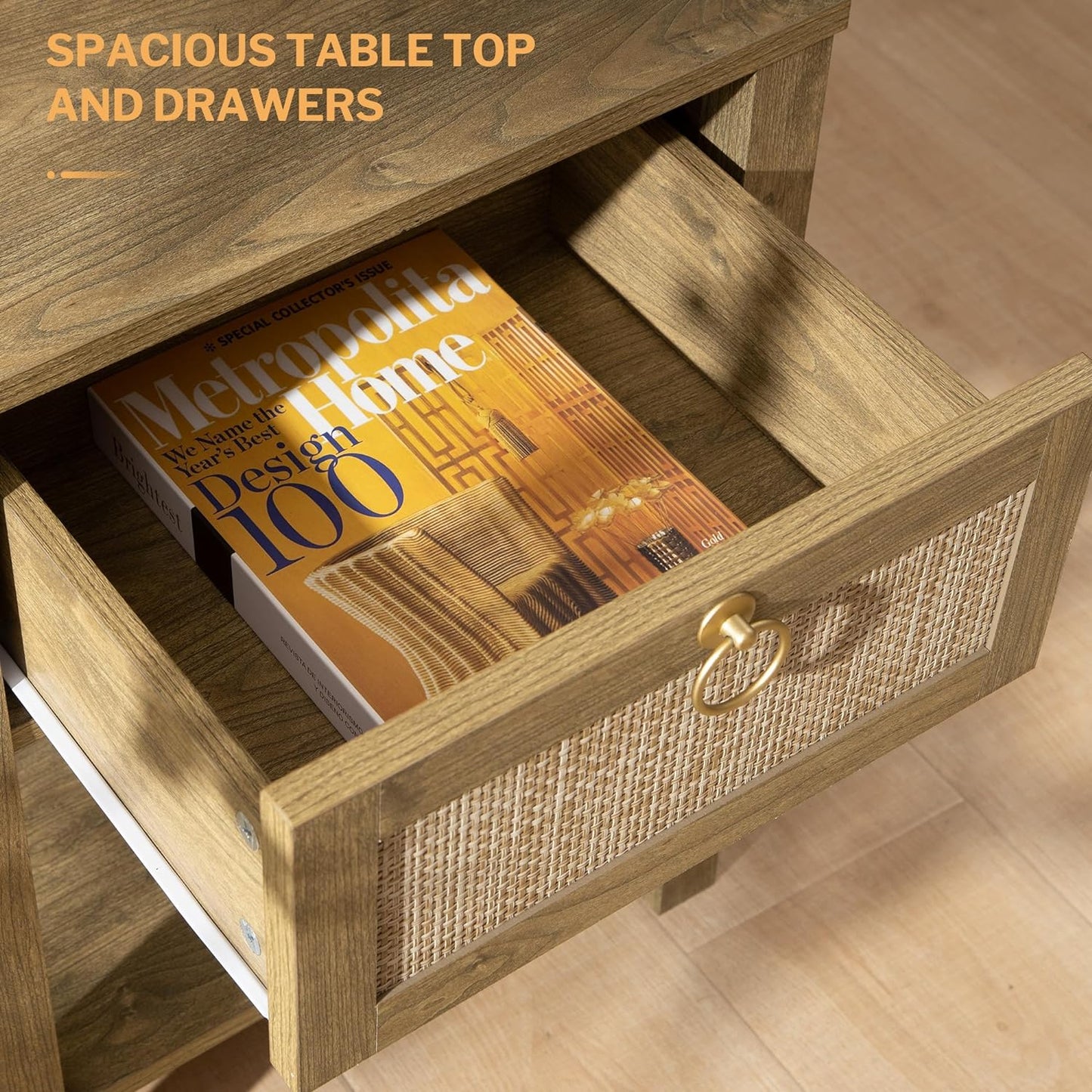 Table de chevet Terra avec tiroir