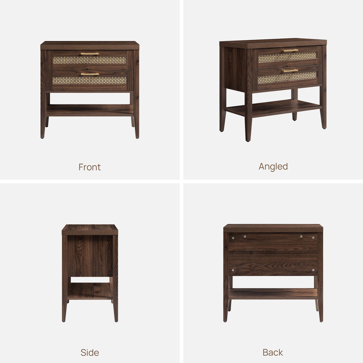 Ensemble de 2 tables de chevet Andy