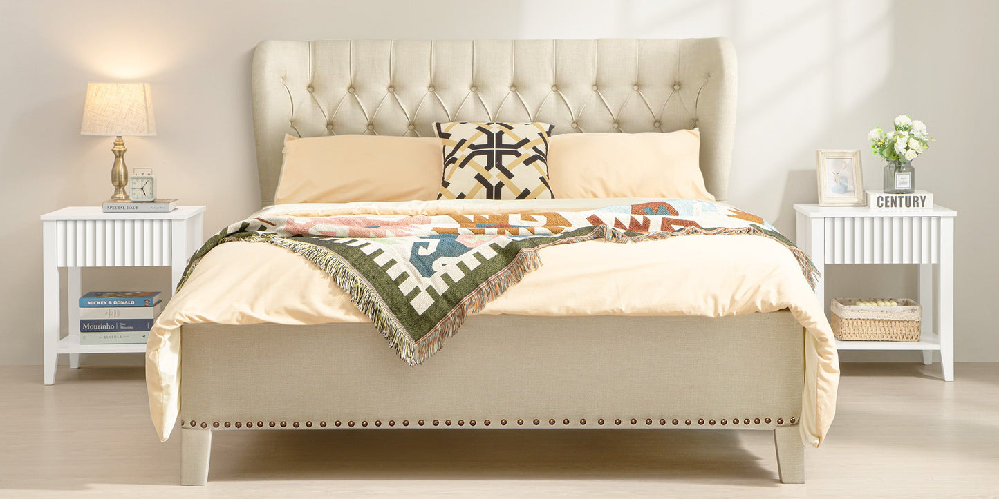Table de chevet blanche Opus