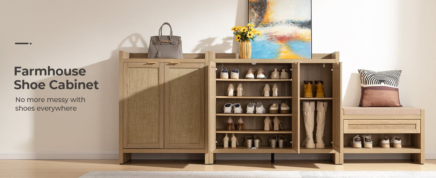Meuble à chaussures haut Savanna, 30 paires