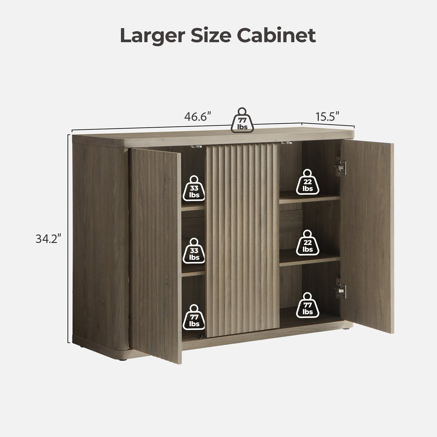 Meuble TV Cas avec portes